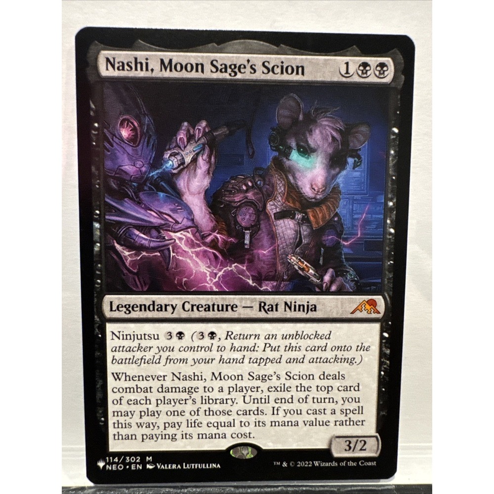 Magic The Gathering Nashi Moon Sage's Scion The List Reprints Mythic Rare MTG
